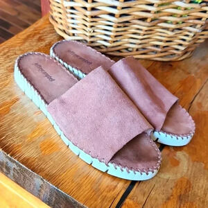 Anthropologie Jeffrey Campbell Pave Sandal Slides sz 10 Blush